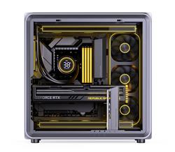 JONSBO BO400 ATX Computer Case， Aluminum Frame，High Comp PC Case