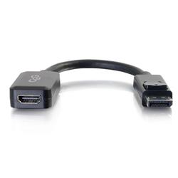 C2G DisplayPort Male to HDMI Female Adapter Converter (Black) - 8in