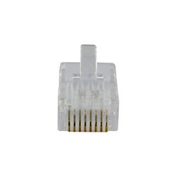 iCAN RJ45 Cat6 / Cat5 50u Connector Plugs, 25 Pcs