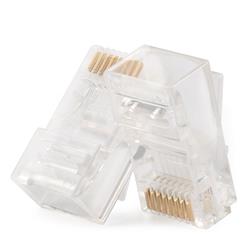 iCAN RJ45 Cat5e 50 Micron Connector Plugs, 10Pcs(Open Box)