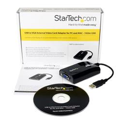 StarTech USB to VGA Adapter - External USB Video Graphics Card for PC and MAC (USB2VGAPRO2)