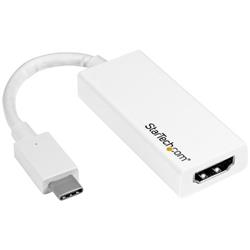 StarTech USB-C to HDMI Adapter - White (CDP2HDW) | -Hassle-free connection with the reversible USB-C connector | -Maximum porta