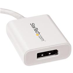 STARTECH USB-C to DisplayPort Adapter - 4K 60Hz - White (CDP2DPW)