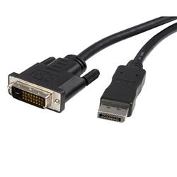 StarTech 10 ft DisplayPort to DVI Video Adapter Converter Cable - M/M (DP2DVIMM10) | -Supports PC resolutions up to 1920x1200 a