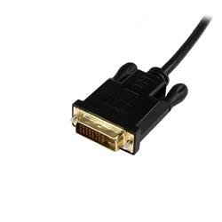 StarTech 6 ft Mini DisplayPort to DVI Active Adapter Converter Cable - mDP to DVI 1920x1200 - Black (MDP2DVIMM6BS) | -Active Mi
