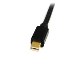 StarTech 6 ft Mini DisplayPort to DVI Cable - M/M (MDP2DVIMM6) | -All-in-one cable design | -Supports resolutions up to 1920x12