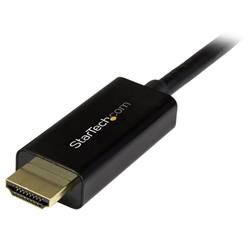 StarTech DisplayPort to HDMI Converter Cable - 3 ft (1m) - 4K (DP2HDMM1MB)