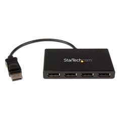 StarTech DisplayPort to DisplayPort Multi-Monitor Splitter - 4-Port MST Hub (MSTDP124DP)