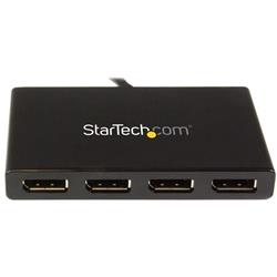 StarTech DisplayPort to DisplayPort Multi-Monitor Splitter - 4-Port MST Hub (MSTDP124DP)