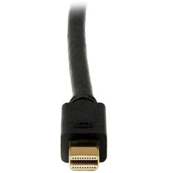 StarTech 3 ft Mini DisplayPort to DVI Adapter Converter Cable – Mini DP to DVI 1920x1200 - Black (MDP2DVIMM3B)