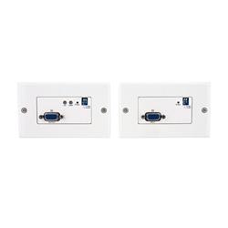 StarTech VGA Wall Plate Video Extender Transmitter and Receiver over Cat5 (STUTPWALL) | -Extend a VGA video signal to a maximum