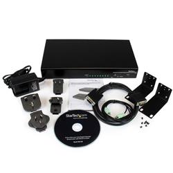 StarTech 8 Port VGA over Cat5 Digital Signage Broadcaster with RS232 & Audio (DS128) | -DS Series 8 Port Broadcaster is able to