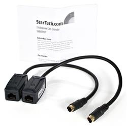 StarTech S-Video Extender over Cat 5 (SVIDUTPEXT) | -Extend video to 200 meters using a cat5 cable | -Installation is a breeze,