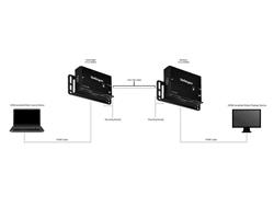 StarTech HDMI over CAT5 HDBaseT Extender - Power over Cable - Ultra HD 4K (ST121HDBTE) | -Extend video where power outlets are 