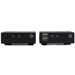 StarTech HDMI over CAT5 HDBaseT Extender with USB Hub - 295 ft (90m) - Up to 4K (ST121HDBTU) | -Extend video to locations where