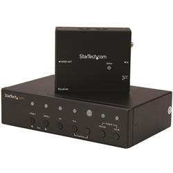 StarTech Multi-Input HDBaseT Extender with Built-in Switch - DisplayPort, VGA and HDMI Over CAT5 or CAT6 - Up to 4K (STDHVHDBT)