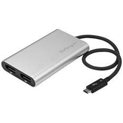 StarTech Thunderbolt 3 to Dual DisplayPort Adapter - 4K 60Hz - Mac and Windows Compatible (TB32DP2T)