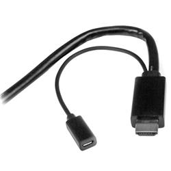 StarTech HDMI, DisplayPort or Mini DisplayPort to HDMI Converter Cable - 2 m (6 ft.) (DPMDPHD2HD)