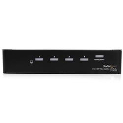 StarTech 4 Port DVI Video Splitter with Audio (ST124DVIA)