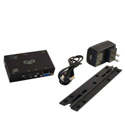 Cables To Go - Commutateur convertisseur HDMI®, VGA et audio vers HDMI (TAA COMPLIANT) (40814)