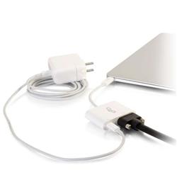 Cables to Go USB-C TO VGA VIDEO ADAPTER CONVERTER WITH POWER DELIVERY -WHITE (29534)