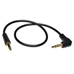 Tripp Lite 3.5mm Mini Stereo Audio Cable with one Right Angle plug - audio cable - 1.83 m | P312-006-RA