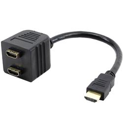 iCAN  HDMI 1080P to Dual HDMI, Male to Female, Passive Splitter