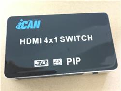 ICAN HDMI v1.4 4K 4 Port Switch with Remote and PIP (HY-SW4401-A-S)