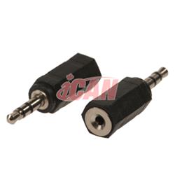 iCAN 2.5mm Jack to 3.5mm Plug Audio Adapter  (1 pack)