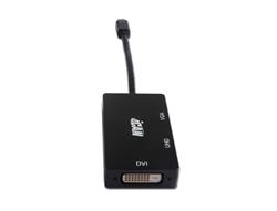 iCAN Mini DisplayPort to HDMI 4K x 2K + DVI + VGA 3 in 1 Adapter