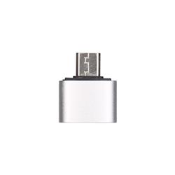 FLITOP Micro USB to USB 2.0 OTG Adapter, Aluminum, Silver(Open Box)