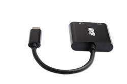 iCAN Type C to HDMI 4k@30Hz + Type C Charging/PD 2-in-1 Adapter, Black(Open Box)