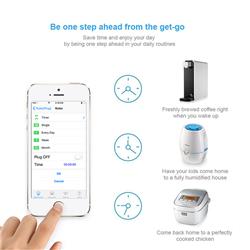 JINVOO 1 Pack Wifi Smart Plug With 2 USB | Alexa/Google Voice Control