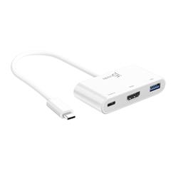 j5create 3-in-1 Type-C to HDMI and USB 3.0 Hub with Power Delivery