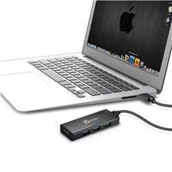 j5create 4-Port USB 3.0 Hub, Power Adapter Included(Open Box)