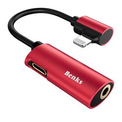 BENKS Lightning to Lightning & 3.5mm Jack Adapter