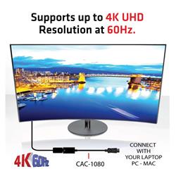 Club 3D DisplayPort 1.4 to HDMI 2.0b HDR