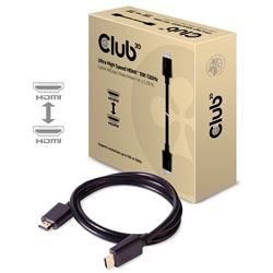 CLUB 3D HDMI 2.1 MALE TO HDMI 2.1 MALE ULTRA HIGH SPEED CABLE 10K 120Hz  1m/ 3.28ft (CAC-1371)