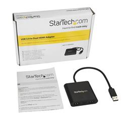 Startech USB to Dual HDMI Adapter - 4K (USB32HD2)