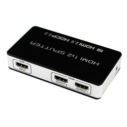 iCAN HDMI 2.0 1x2 Splitter, 4K@60Hz, Support Full HD 4K, 3D, HDCP 2.2