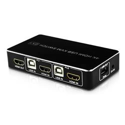 iCAN 4K HDMI USB KVM Switch 2x1