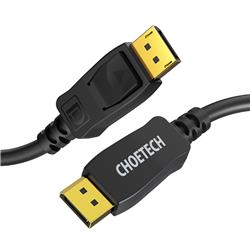 Choetech DisplayPort 1.4 Male to Male cable, 8K@60Hz 6ft (XDD01-BK）(Open Box)