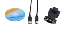 iCAN 1 Port USB to RS232 DB9 Serial Adapter  M/M (Black) w/ 3ft USB cable.(Open Box)