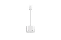 iPhone Dual Lightning Charge & Audio Adapter, White