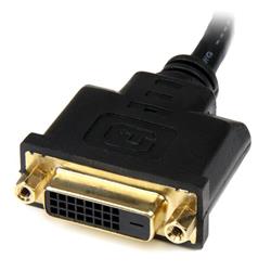 STARTECH HDMI to DVI-D Video Cable Adapter (Black) 8 in