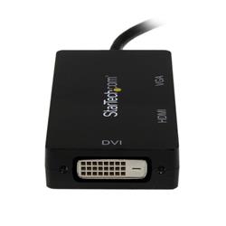 STARTECH Mini DisplayPort to VGA/DVI/HDMI Adapter, 3-in-1 Converter