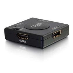 C2G 3-Port Compact HDMI Switch (40734)