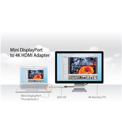 j5create mini DisplayPort™ to 4K HDMI™ Adapter JDA159