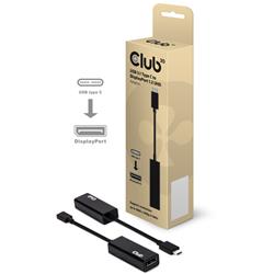 CLUB 3D USB 3.1 Type-C Male to DisplayPort 1.2 Female