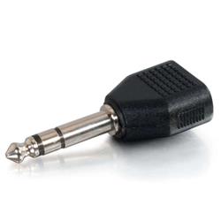 C2G 6.35mm to Dual 3.5mm Stereo Adapter (40643)